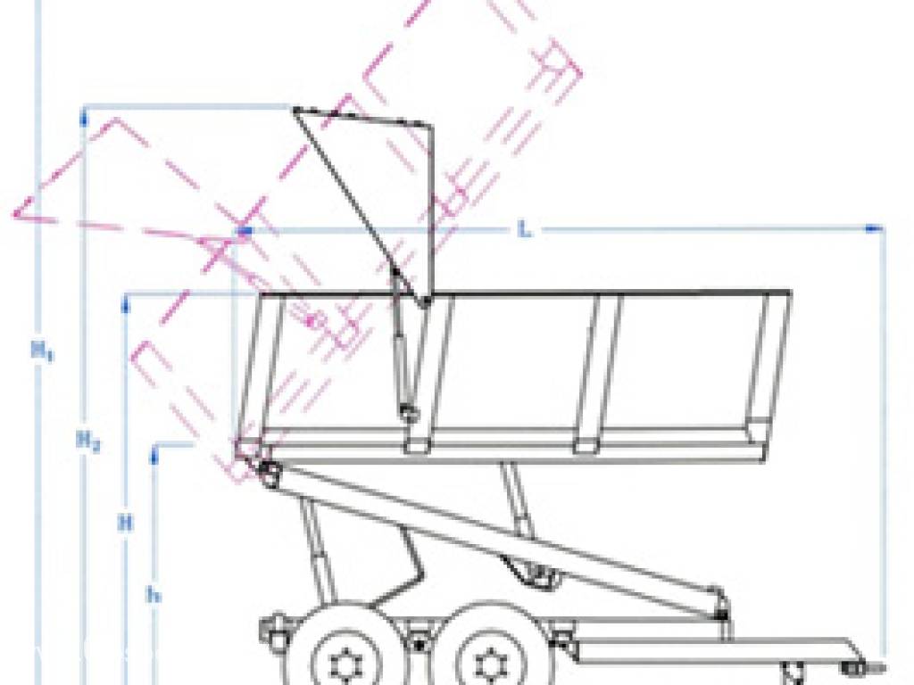 SPC (10, 12 t) Przyczepy skorupowe tandem, hydrauliczne otwieranie klapy tylnej. 3