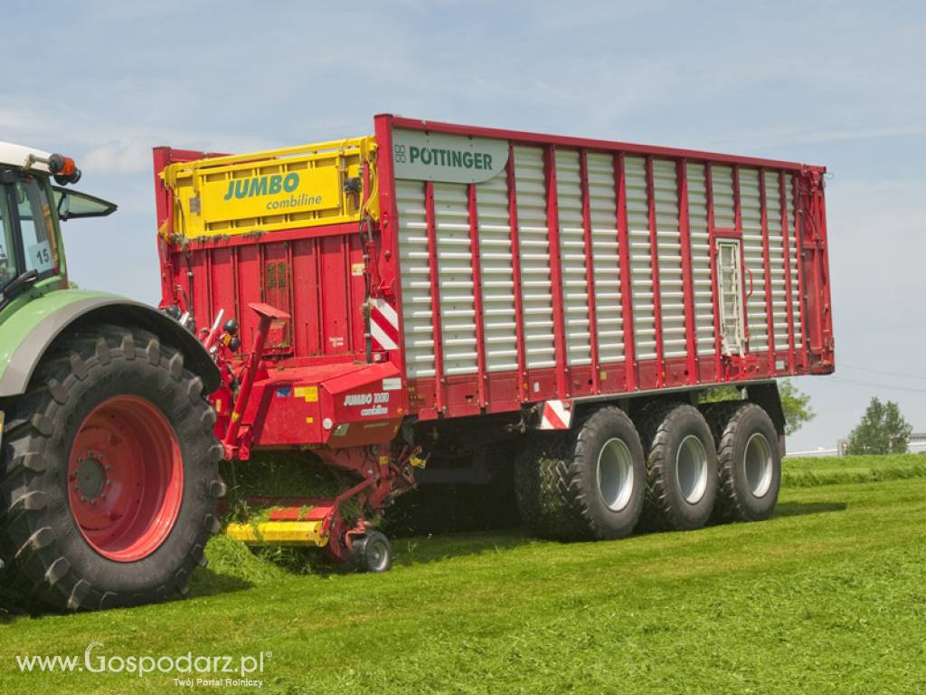 Przyczepa samozbierajaca/silosowa POTTINGER JUMBO COMBILINE - NOWE, GWARANCJA, FINANSOWANIE FABRYCZNE!