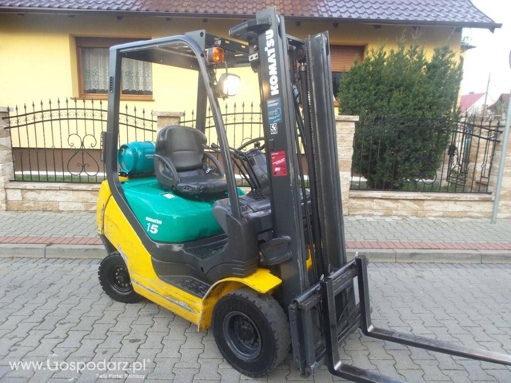 WÓZEK WIDŁOWY Gazowy KOMATSU FG15HT-20R 2006r. LPG Toyota 15 8