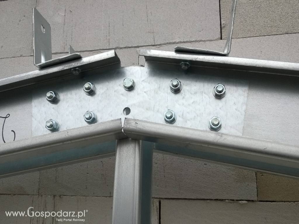 Konstrukcja hali stalowej 15x40 x3 obora, kurnik ,chlewnia 6