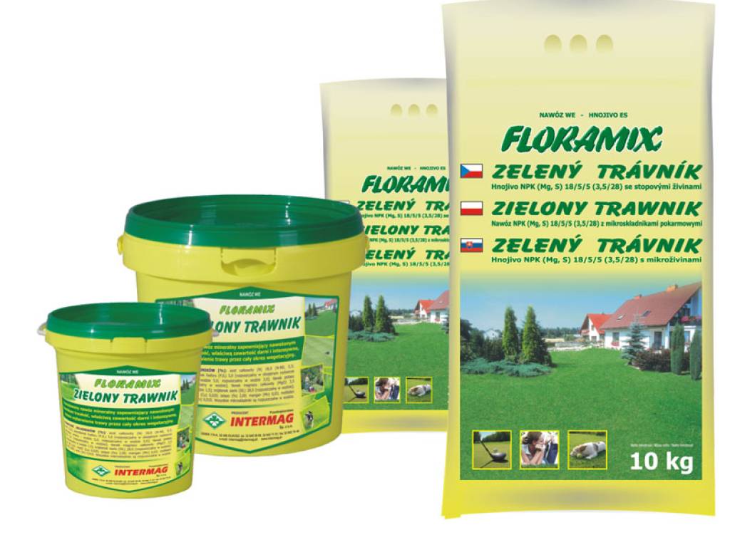 FLORAMIX ZIELONY TRAWNIK (Nawóz, granulat)