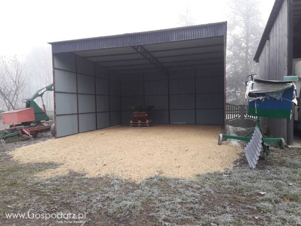 Garaż Blaszany |Wiata o wymiarach 12x6m OTWARTA | HALA - GRZYWSTAL 4