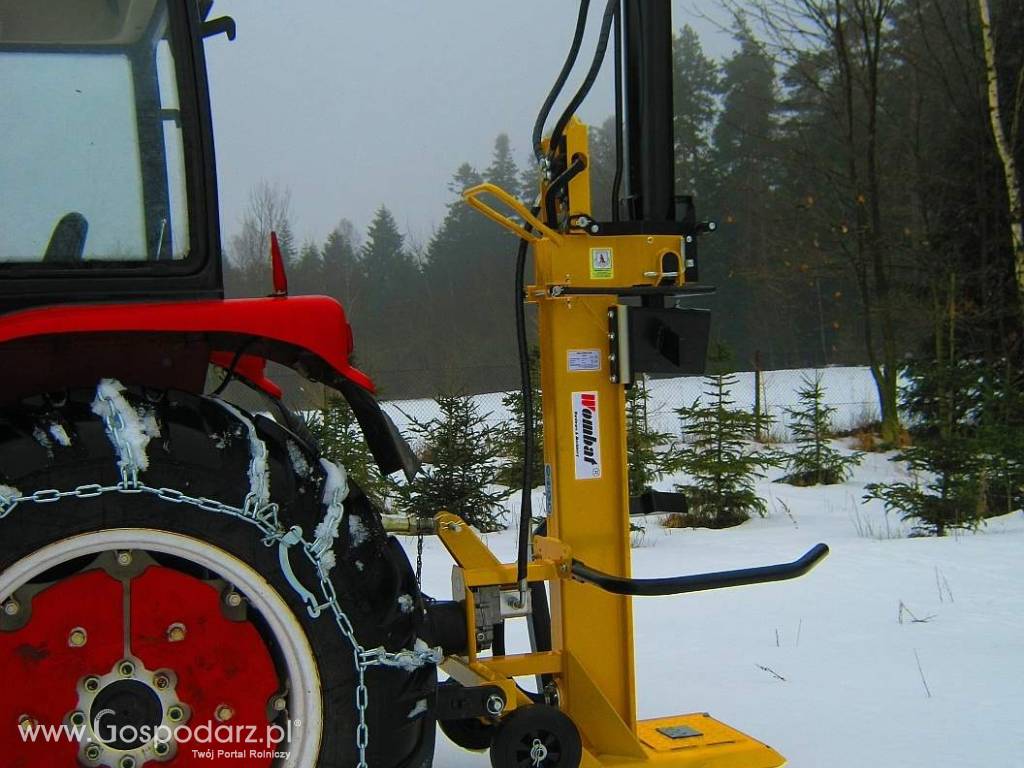 ŁUPARKA HYDRAULICZNA O NACISKU 25TON. Napęd WOM 5