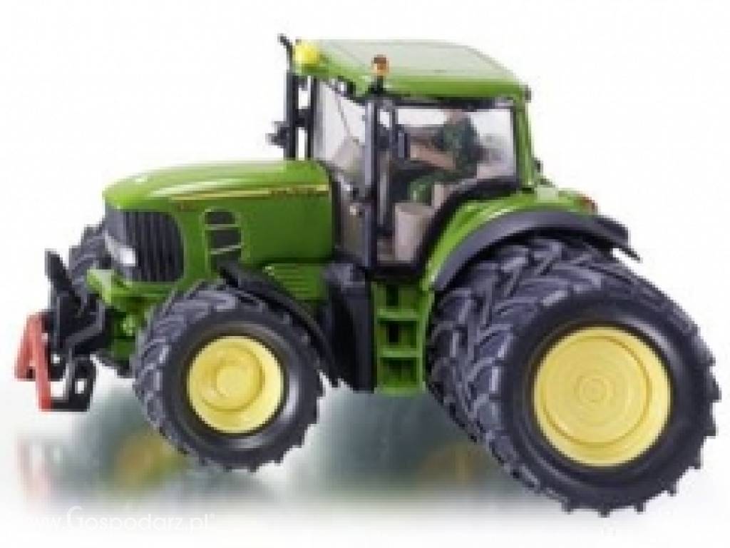 Ciągnik John Deere 7530 z bliźniaczymi kołami 1:32 (zabawka, model)