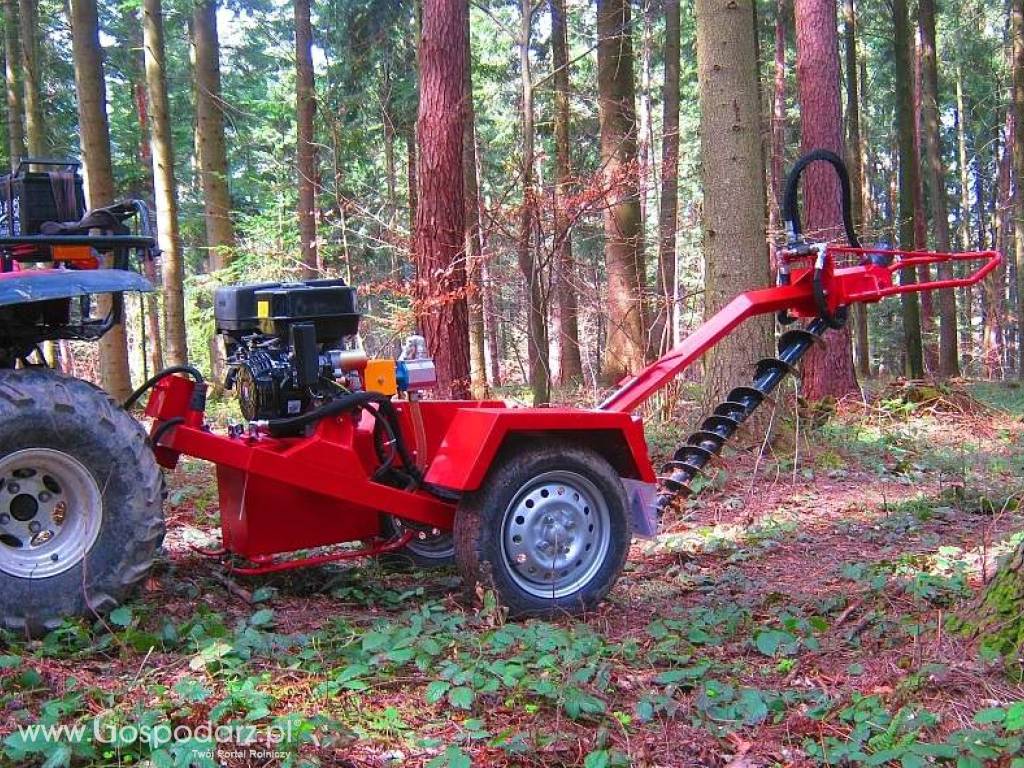 Solidna wiertnica hydrauliczna o napędzie spalinowym 13KM 3