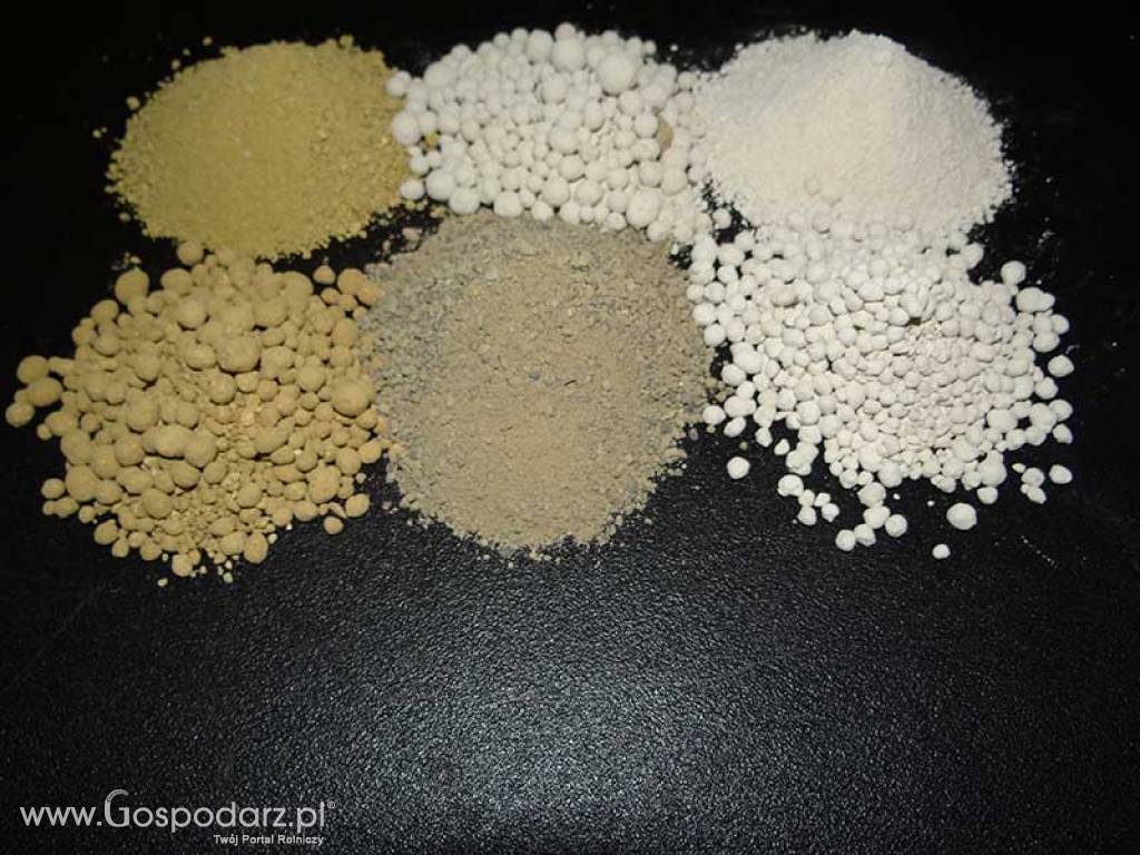 Wapno nawozowe, kreda granulowana, siarczan wapnia, siarczan amonu.