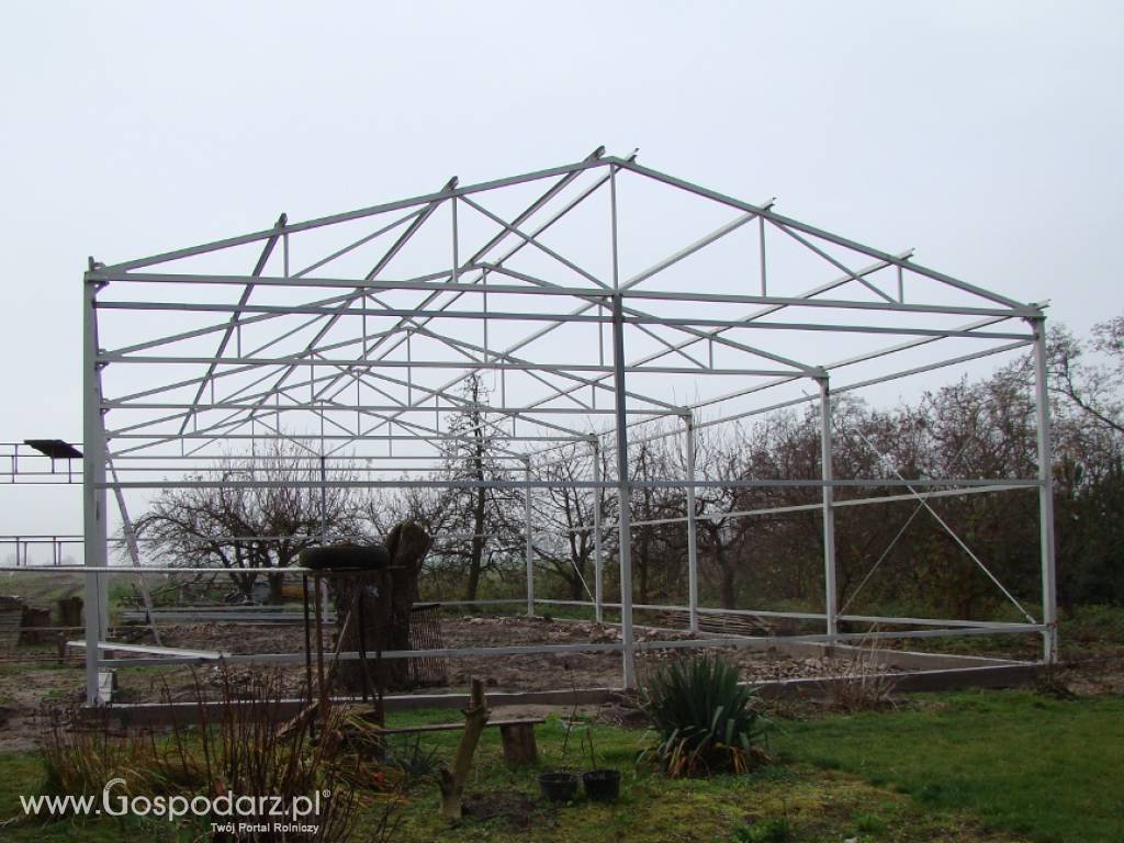 Konstrukcja stalowa  hali8x20x4 m