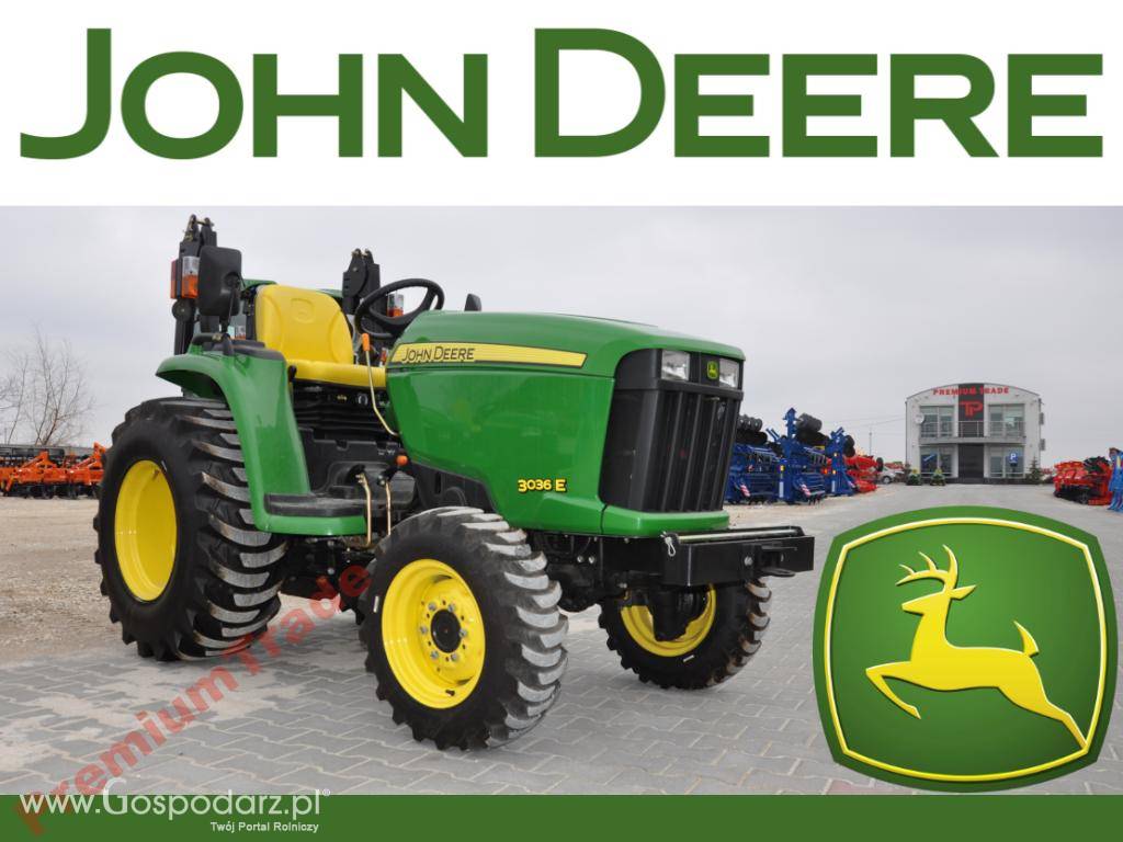 DEALER John Deere * Ciągnik 3036e 4x4 36KM +Kabina