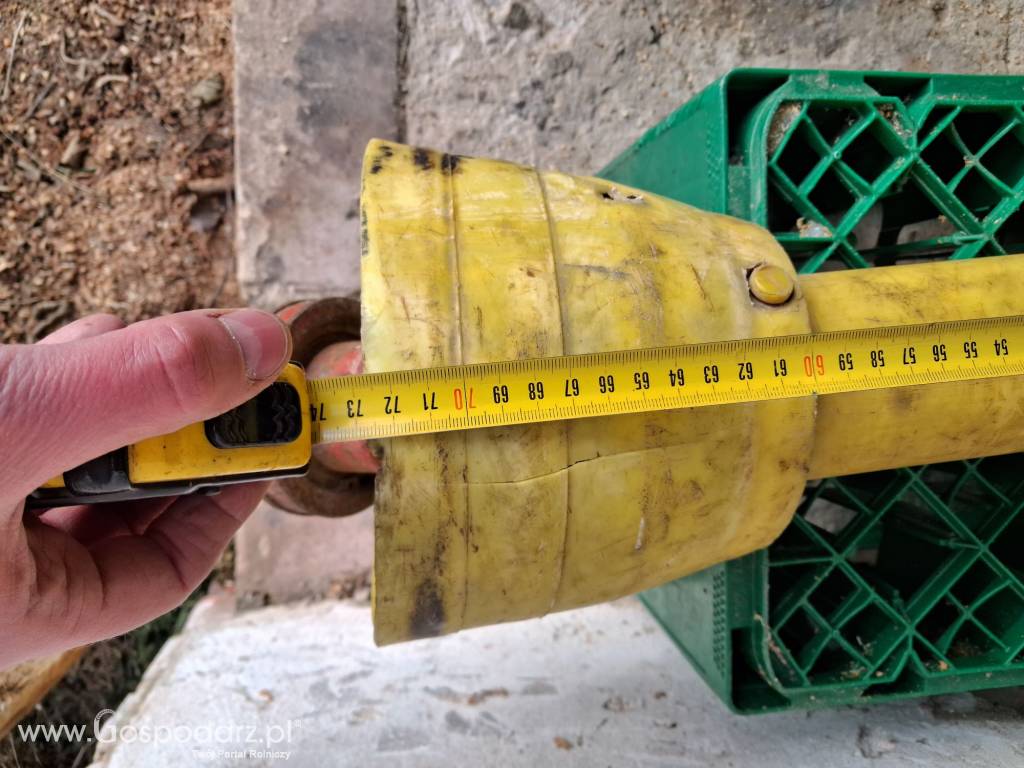 Wał przegubowo-teleskopowy WOM Agromet Lublin 250 Nm 8