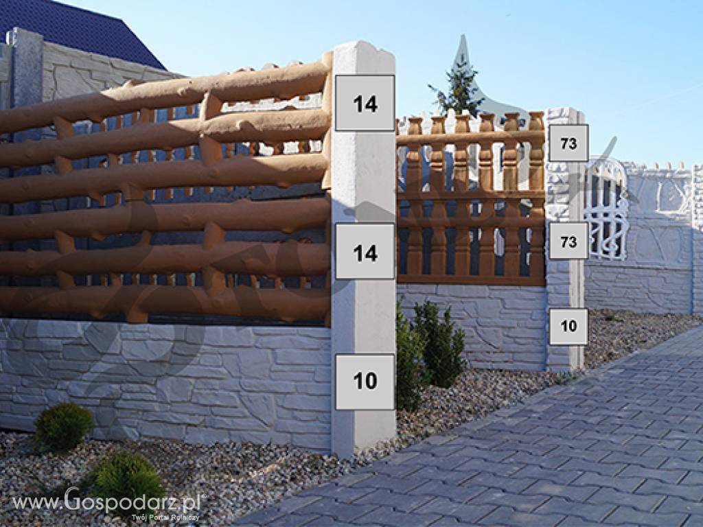 ogrodzenia betonowe STONEL 8