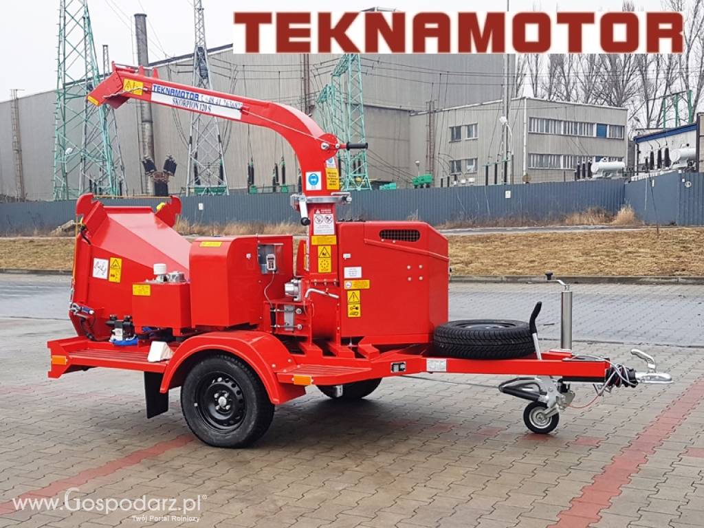 Mobilny rębak tarczowy Skorpion 120 S - TEKNAMOTOR 3