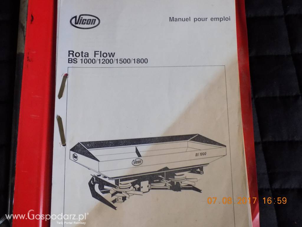 Rozsiewacz Vicon RotaFlow BS 2002 5