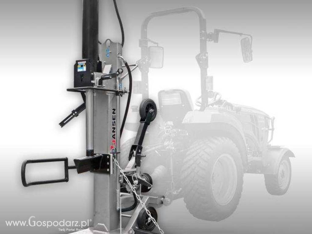 Łuparka hydrauliczna o nacisku 30 ton napęd  z WOM