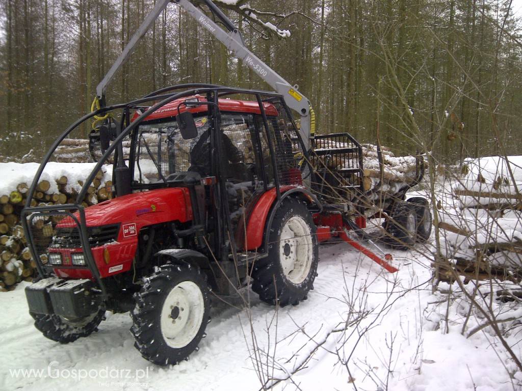 Ciągnik Leśny PROKMAR DF504 do prac leśnych 4WD 3