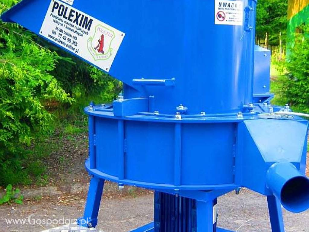 RĘBAKOMŁYN NOŻOWO BIJAKOWY z dwoma zasypami. Moc 15 kW 3