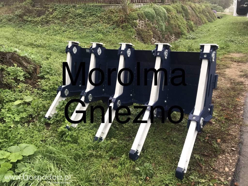 Brona leśna zgrabiarka do gałęzi drzew FK MACHINERY grabie leśne spych