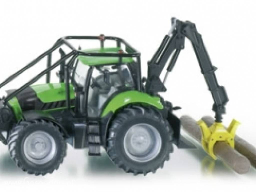 Ciągnik leśny Deutz Agrotron X720 z HDS-em i wciągarką linową 1:32  (zabawka, model)