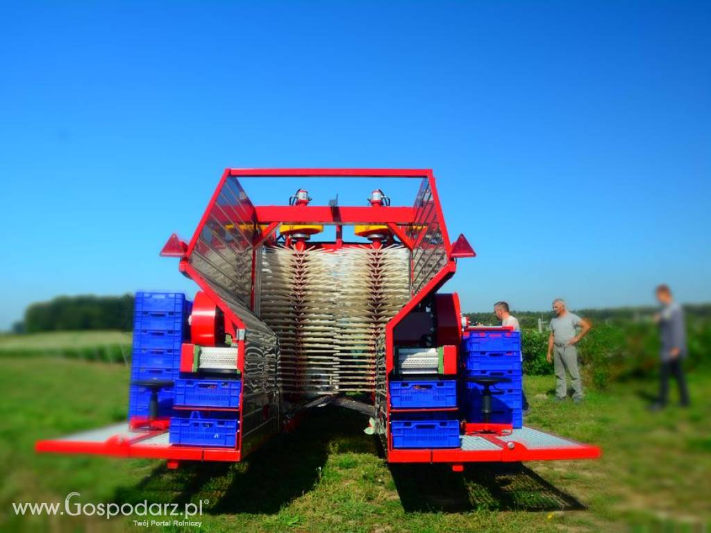 Kombajn do zbioru malin i borówki KAREN 7