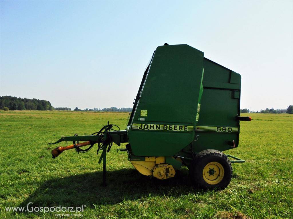 Sprzedam prasę John Deere 590 - zmniennokomorowa, garażowana