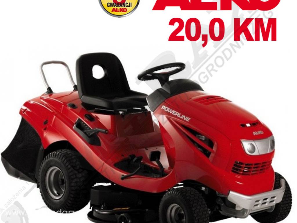 Kosiarka traktorek ALKO Power T 20-102 HDEmoc 20,0 KM, szer. koszenia: 102 cm, z koszem, HYDROSTAT + DWU CYLINDROWY SILNIK B&S