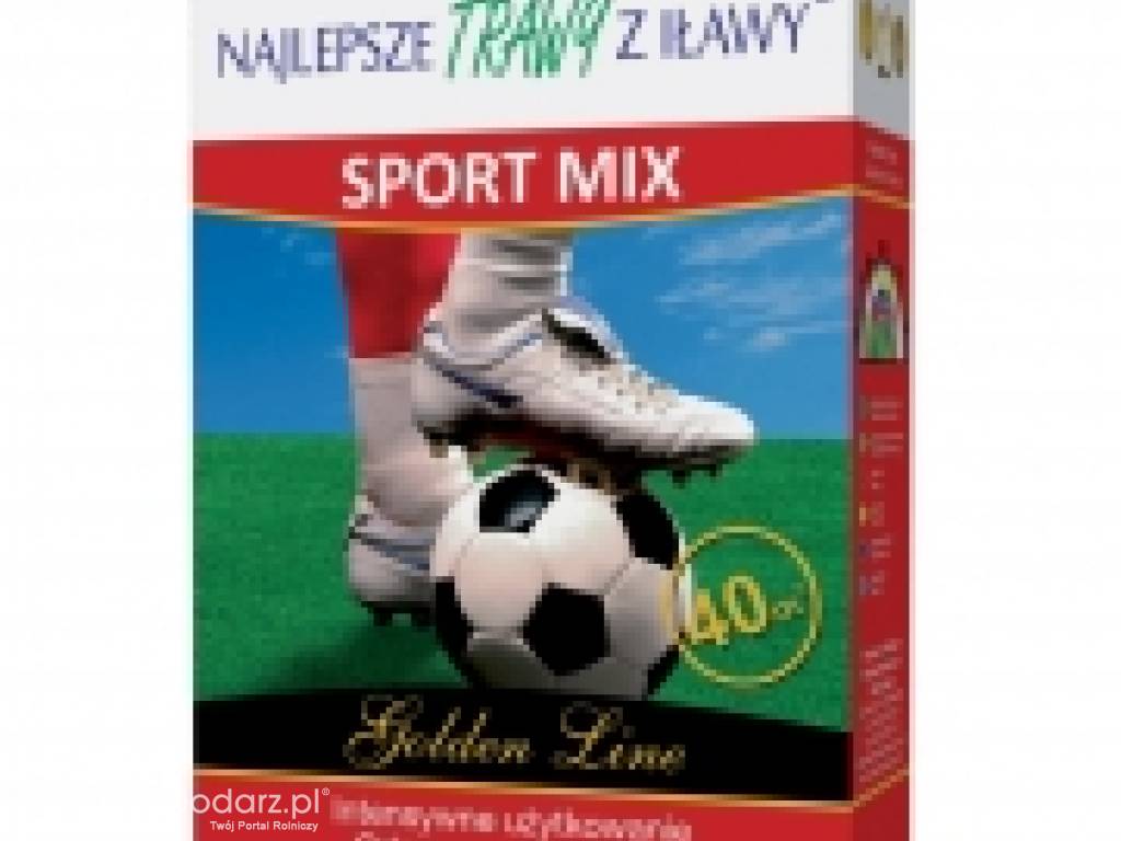 Trawa, nasiona trawy SPORT MIX GOLDEN LINE masa: 1kg, mieszanka trawy na intensywne użytkowanie, Golden Line Rolimpex