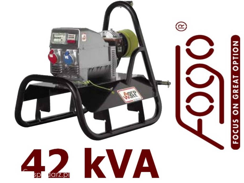 Agregat rolniczy AGROWATT AW 42AVR moc 42 kVA, agregat prądotwórczy, generator prądu