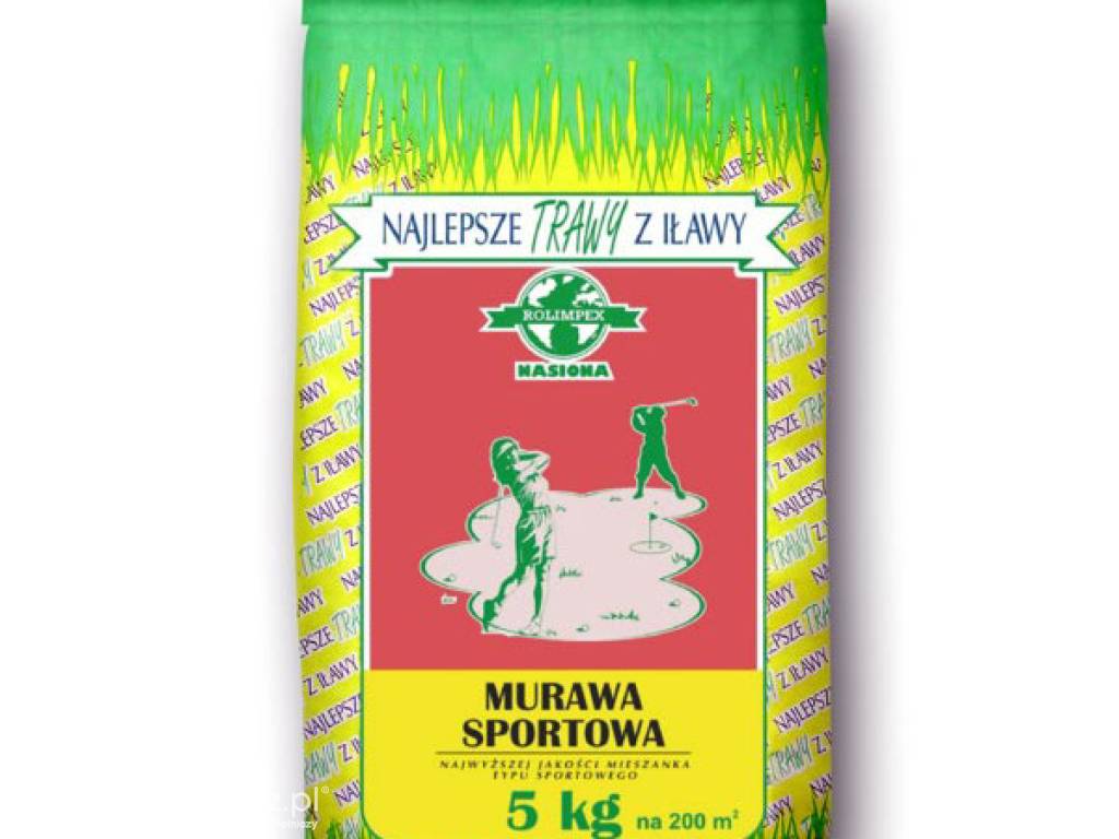 Trawa, nasiona trawy MURAWA SPORTOWA masa: 5kg, mieszanka traw Rolimpex