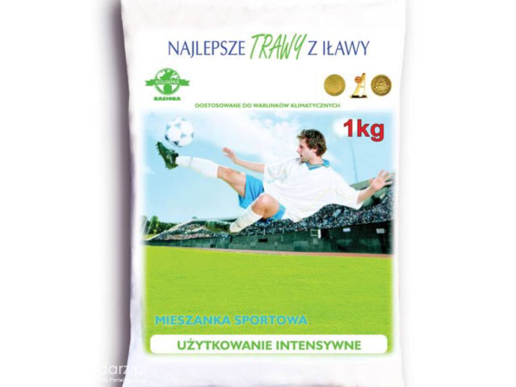 Trawa, nasiona trawy SPORTOWA folia masa: 2kg, mieszanka traw na intensywne użytkowanie Rolimpex