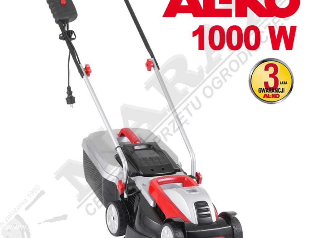 Kosiarka elektryczna ALKO Classic 3.22 SE Silvermoc 1,0kW, szer. cięcia: 32,0cm, z koszem