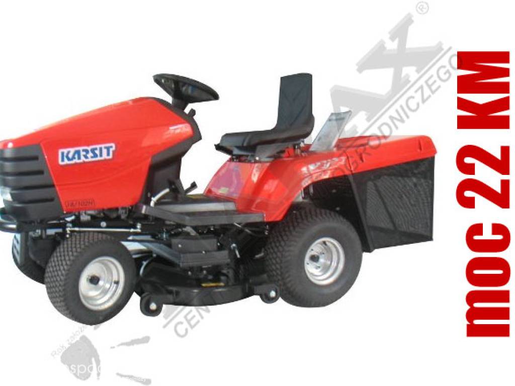 Kosiarka traktorek KARSIT Turbocut 22/102HX moc 22.0KM, szer. robocza: 102.0cm, przekładnia hydrostatyczna TuffTorq, blokada dyferencjału