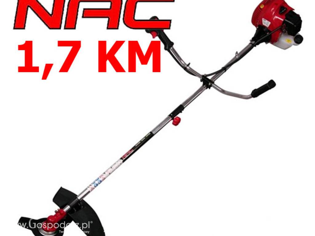 Kosa spalinowa NAC WLBC430B moc 1.7KM, szer. cięcia: 42,0cm, dwusuw