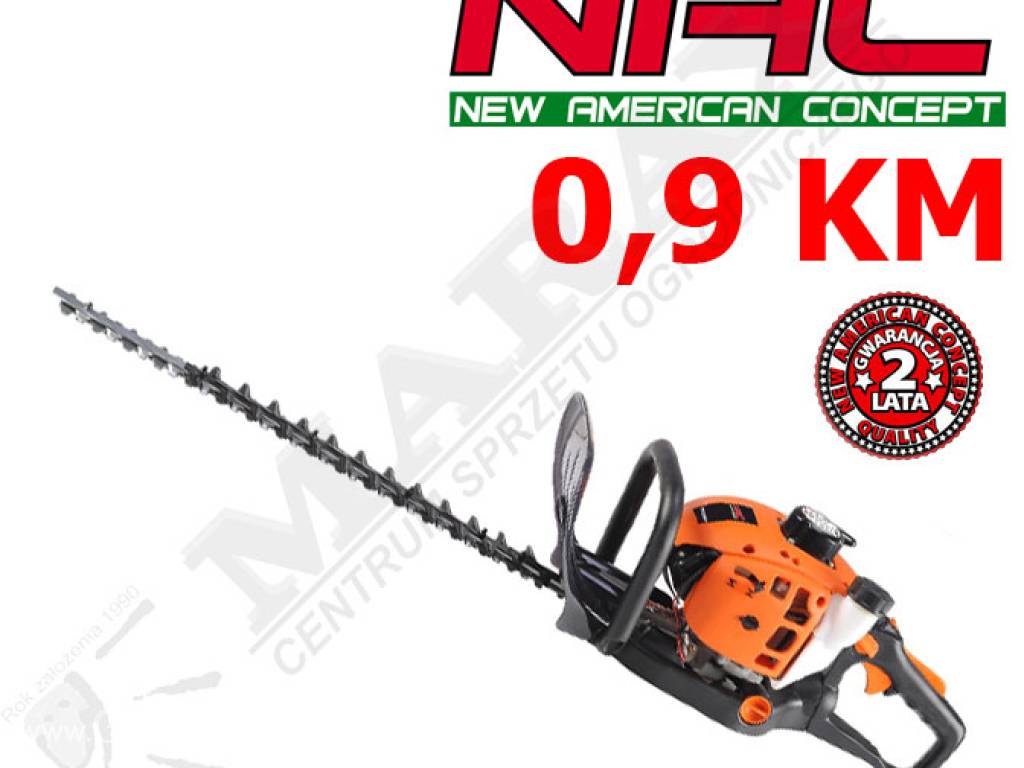 Nożyce spalinowe do żywopłotu NAC TT-HT230B-2 moc 0.9KM, dł. listwy: 60,0cm