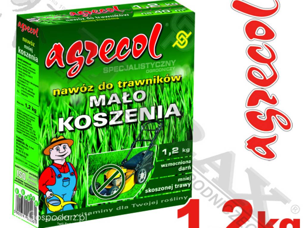 Nawóz do trawników MAŁO KOSZENIA AGRECOL 1,2 KG