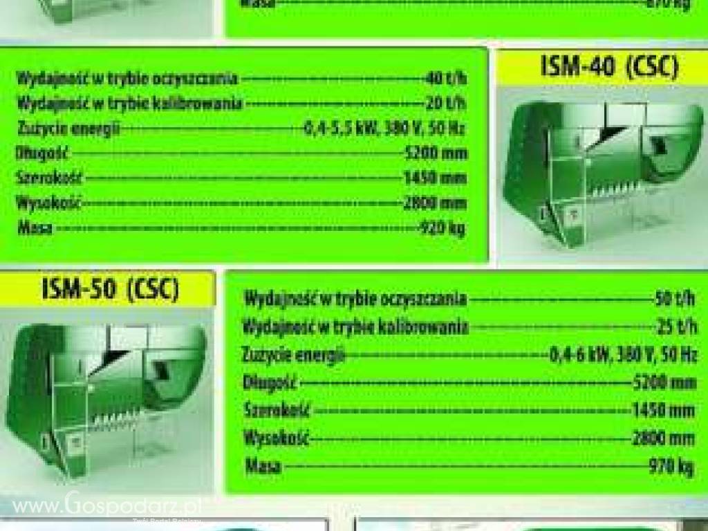 Separator aerodynamiczny do oczyszczania i kalibracji zboża. 3