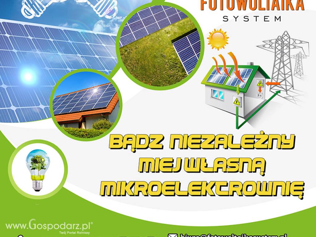 FOTOWOLTAIKA SYSTEM, Bądź niezależny,produkuj własną energię