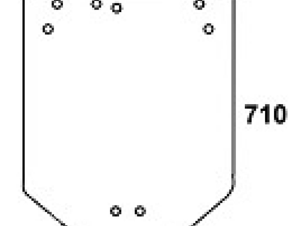 JOHN DEERE - szyba tylna do kabiny LX 042122