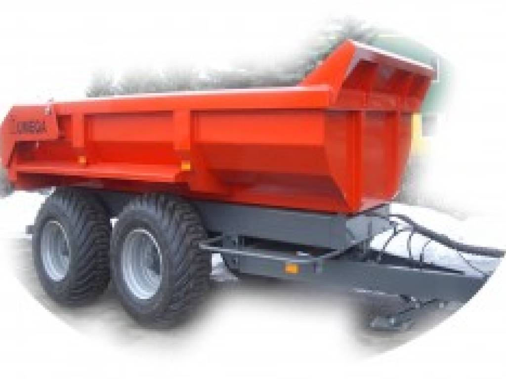 SPD (12, 16 t) Przyczepy budowlane tandem, hydrauliczne otwieranie klapy tylnej