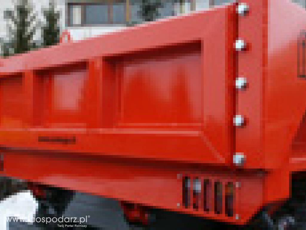 SPD (12, 16 t) Przyczepy budowlane tandem, hydrauliczne otwieranie klapy tylnej 5