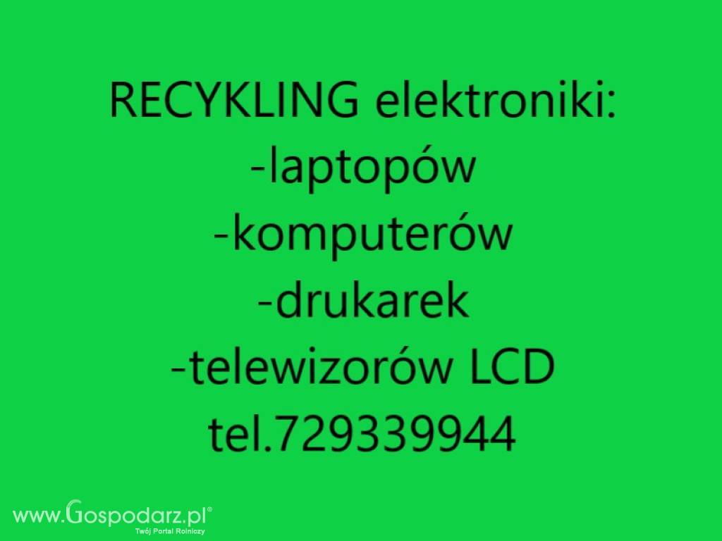 Recykling komputerów, recykling elektroniki, utylizacja komputerów, utylizacja elektroniki 3