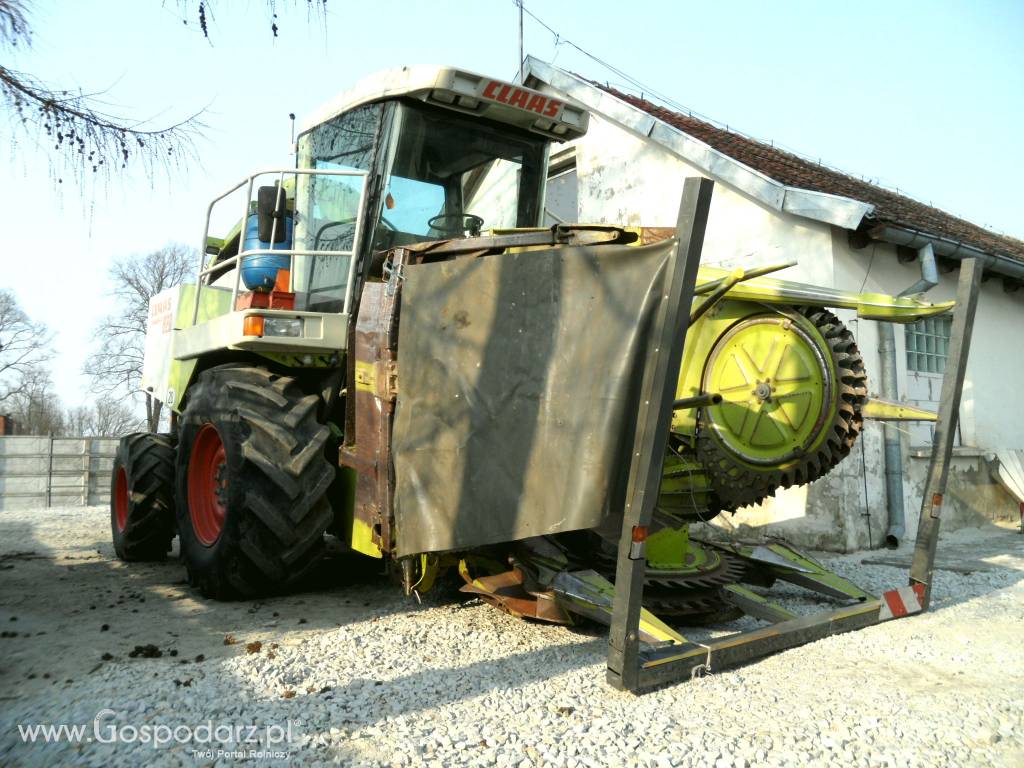 SIECZKARNIA CLAAS JAGUAR 820 ROK 1998 + Kemper Claas Champion RU450 4