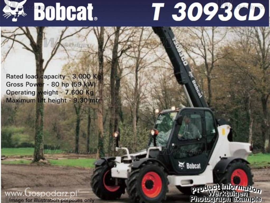 bobcat T3093CD 2003r 2970mth 1 właściciel /zamiana