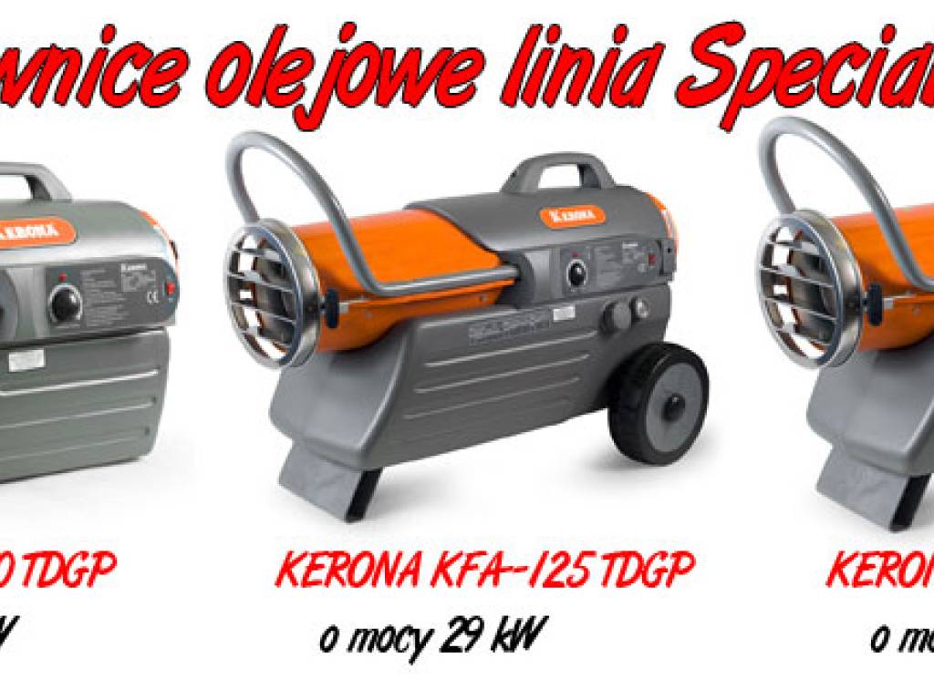 Nagrzewnica olejowa z termostatem Special Edition KERONA SE-125 o mocy 16,5  kW 6