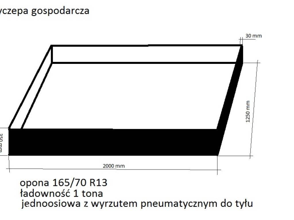 Przyczepa gospodarcza 6