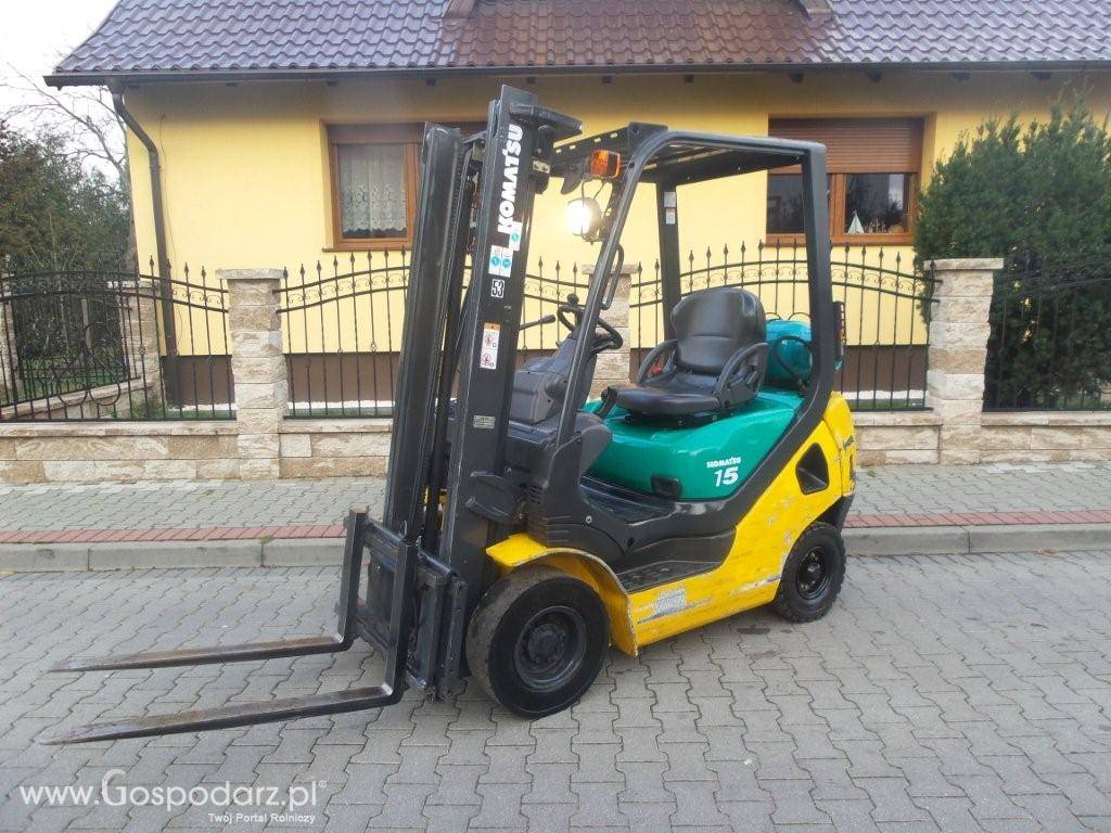 WÓZEK WIDŁOWY Gazowy KOMATSU FG15HT-20R 2006r. LPG Toyota 15 6