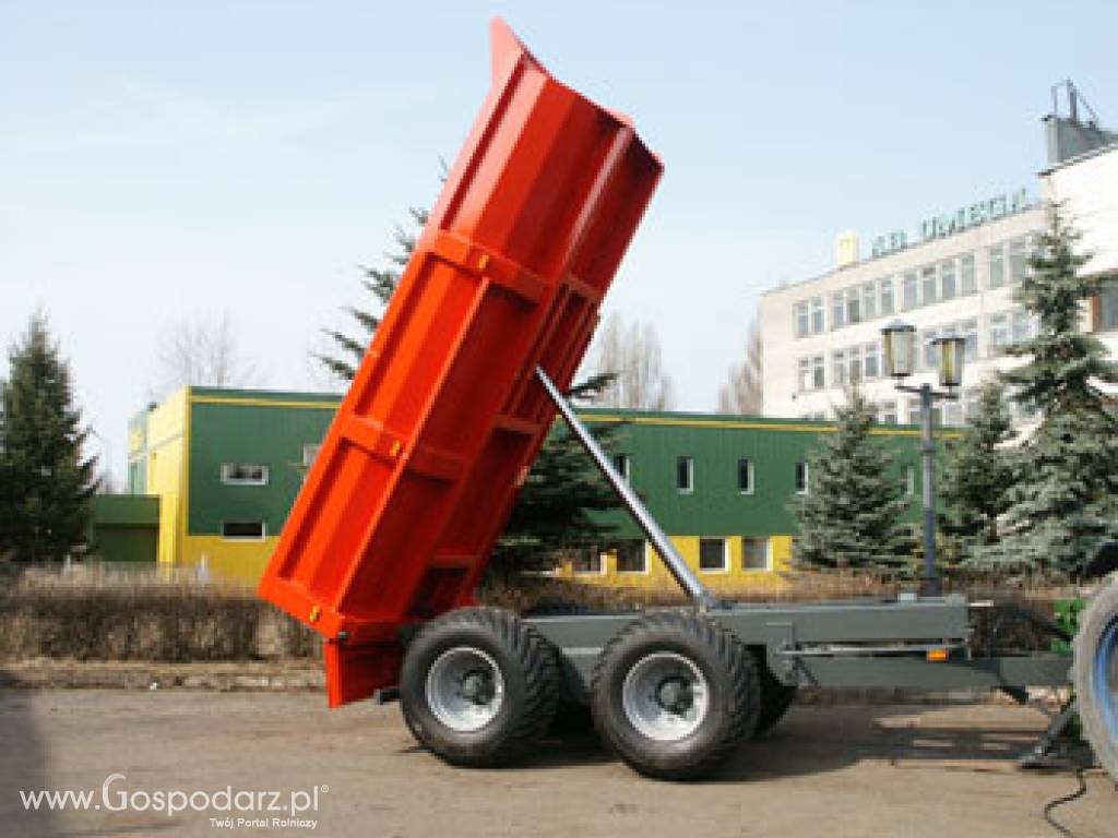 SPD (12, 16 t) Przyczepy budowlane tandem, hydrauliczne otwieranie klapy tylnej 4
