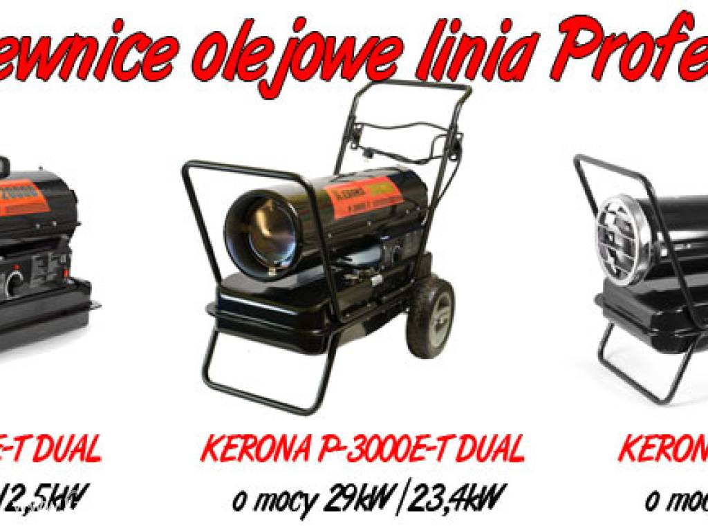 Nagrzewnica olejowa z termostatem KERONA P-2000 DUAL o mocy 16,5/12,4 kW 4