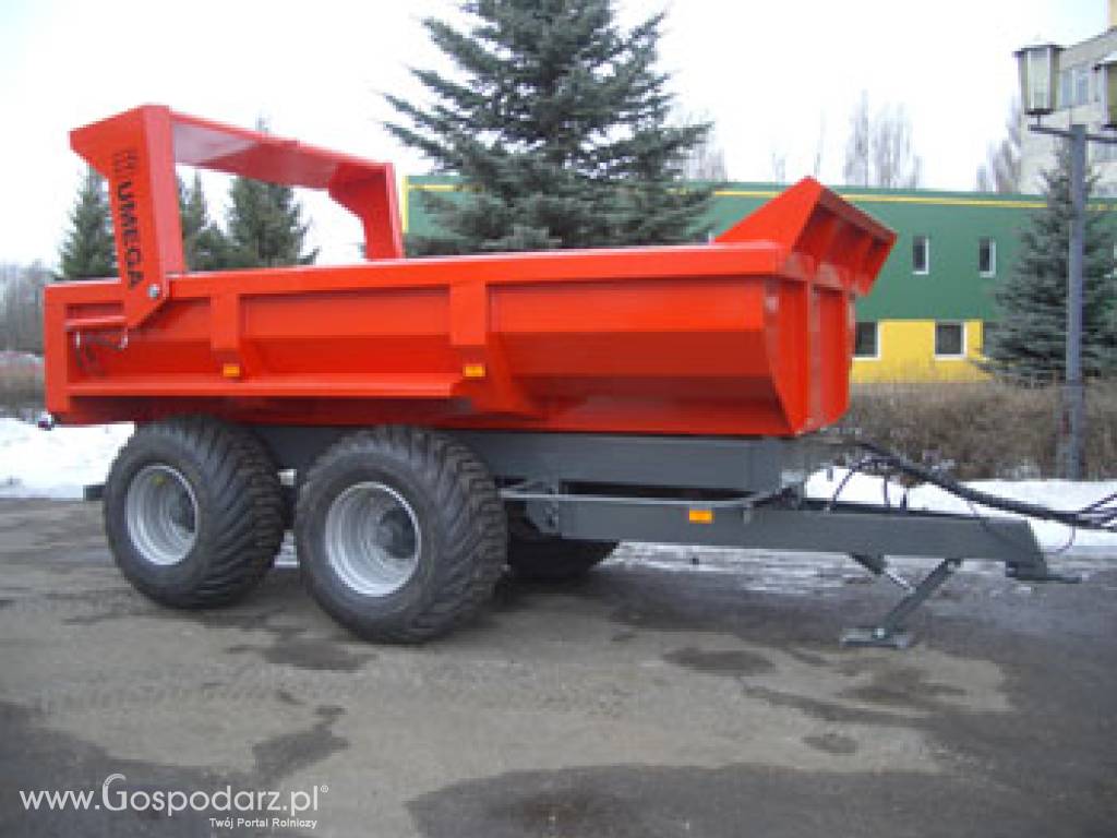 SPD (12, 16 t) Przyczepy budowlane tandem, hydrauliczne otwieranie klapy tylnej
