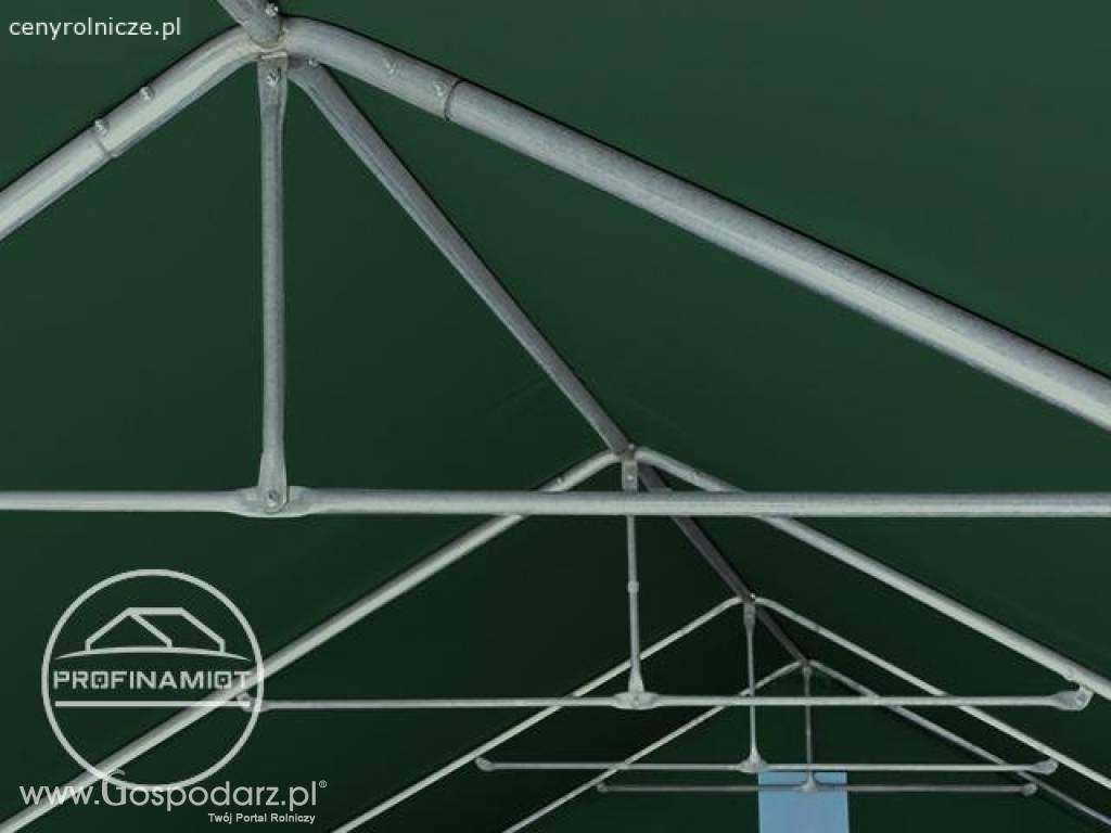 4x8m Hala namiotowa - 3 m wysokość ś. bocznych z 3x3m bramą, PVC 9
