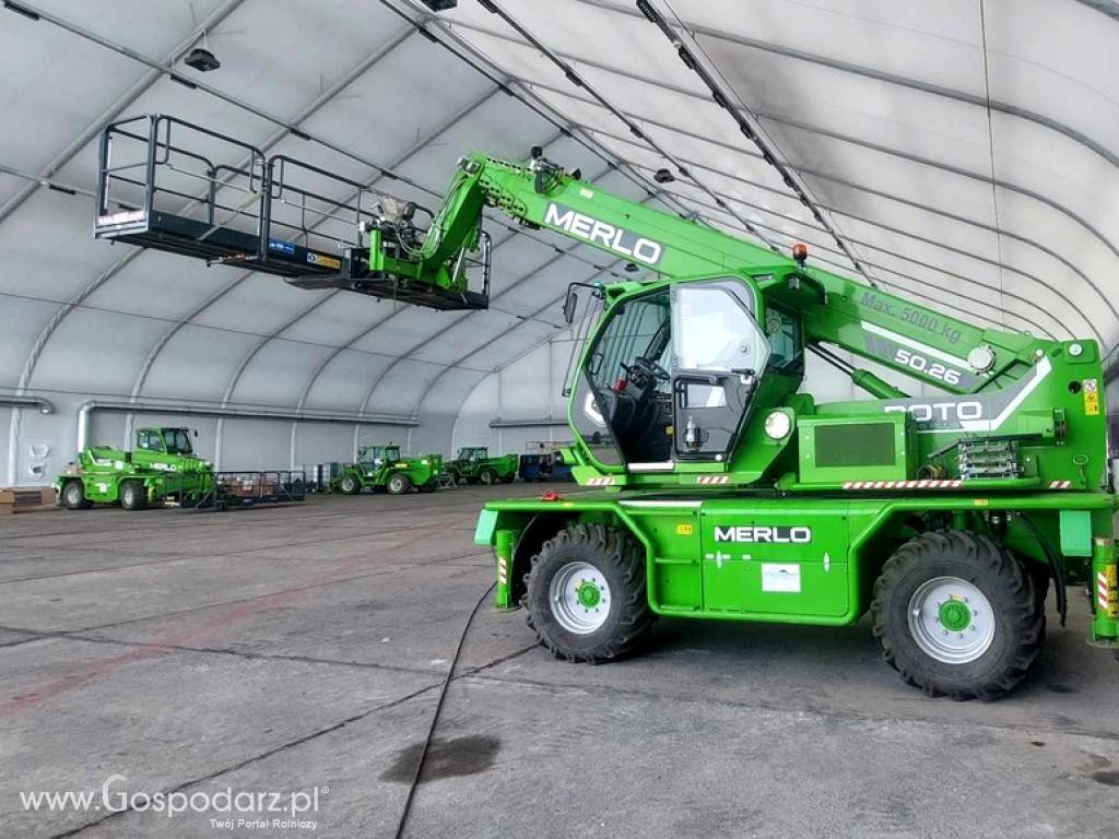 Wynajem ładowarek teleskopowych - ładowarki teleskopowe Merlo Manitou Dieci 5