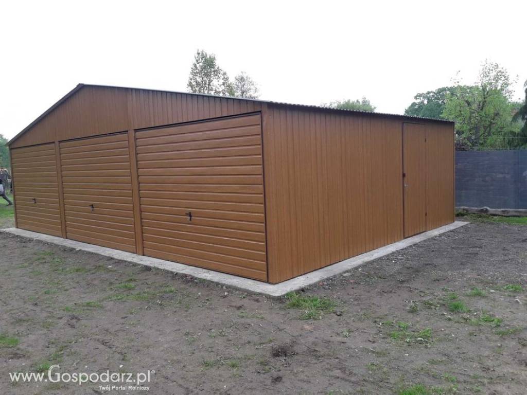 Garaż Blaszany Wielostanowiskowy -Garaże Blaszane -Blaszak - GRZYWSTAL